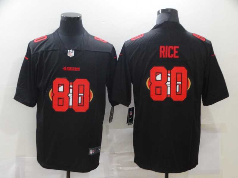 Nike 49ers 80 Jerry Rice Black Shadow Logo Limited Jersey Dzhi,We sell and wholesale Nike 49ers 80 Jerry Rice Black Shadow Logo Limited Jersey Dzhi on line form chian!